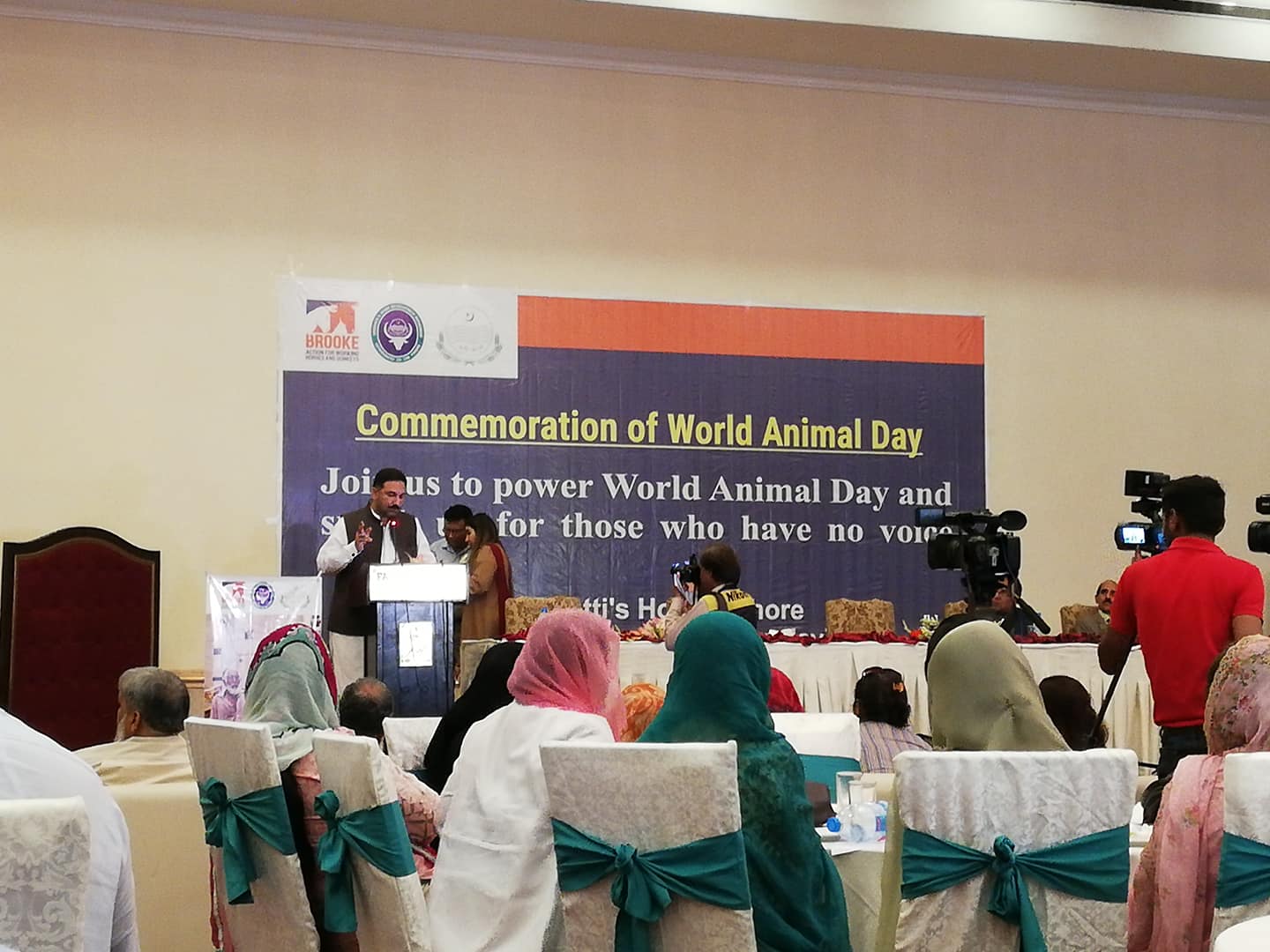 Participated in Commemoration of World Animal Day Organized by Livestock and Dairy Development Department of Government of Punjab and Brooke Pakistan.