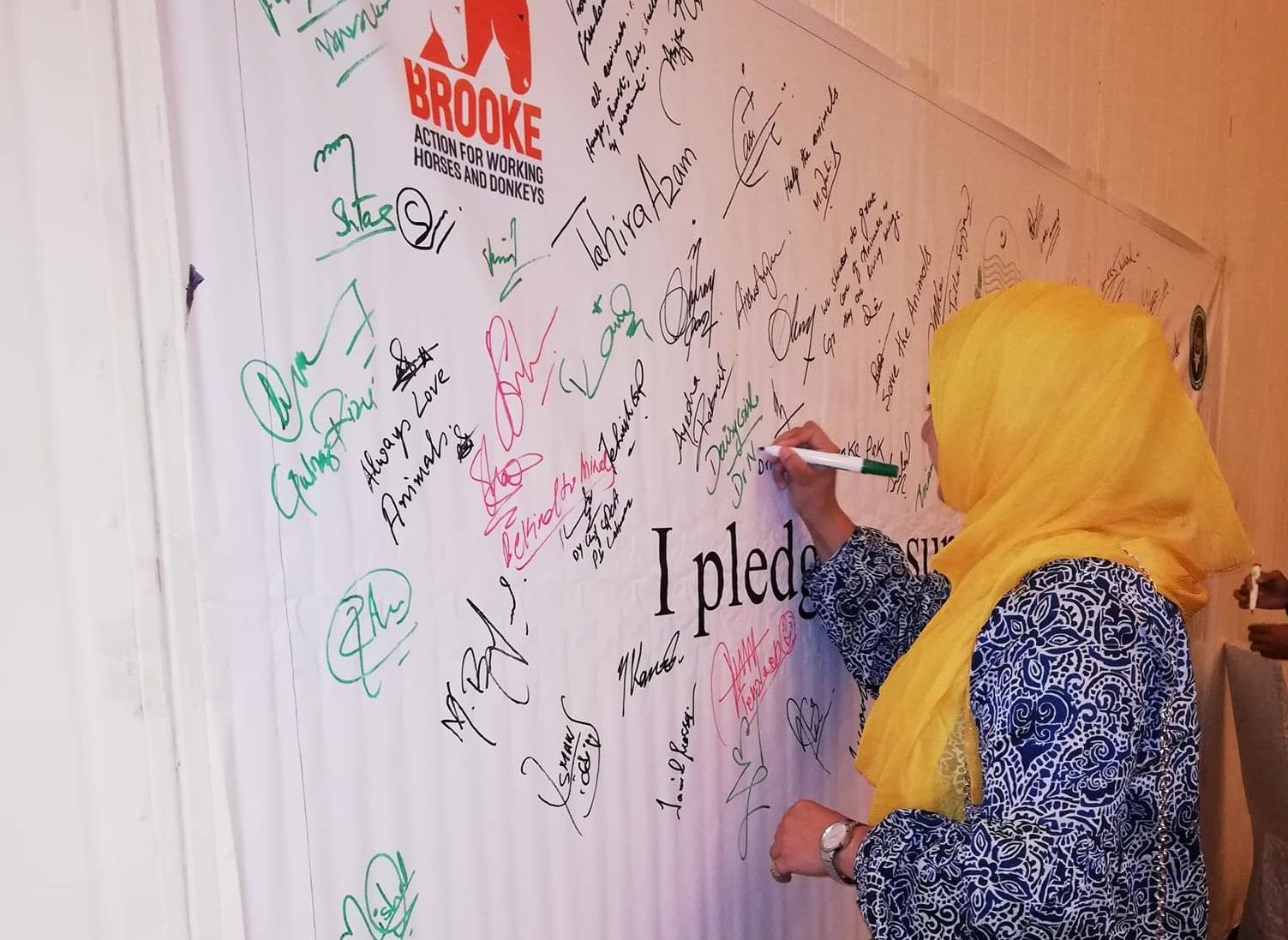 Participated in Commemoration of World Animal Day Organized by Livestock and Dairy Development Department of Government of Punjab and Brooke Pakistan
