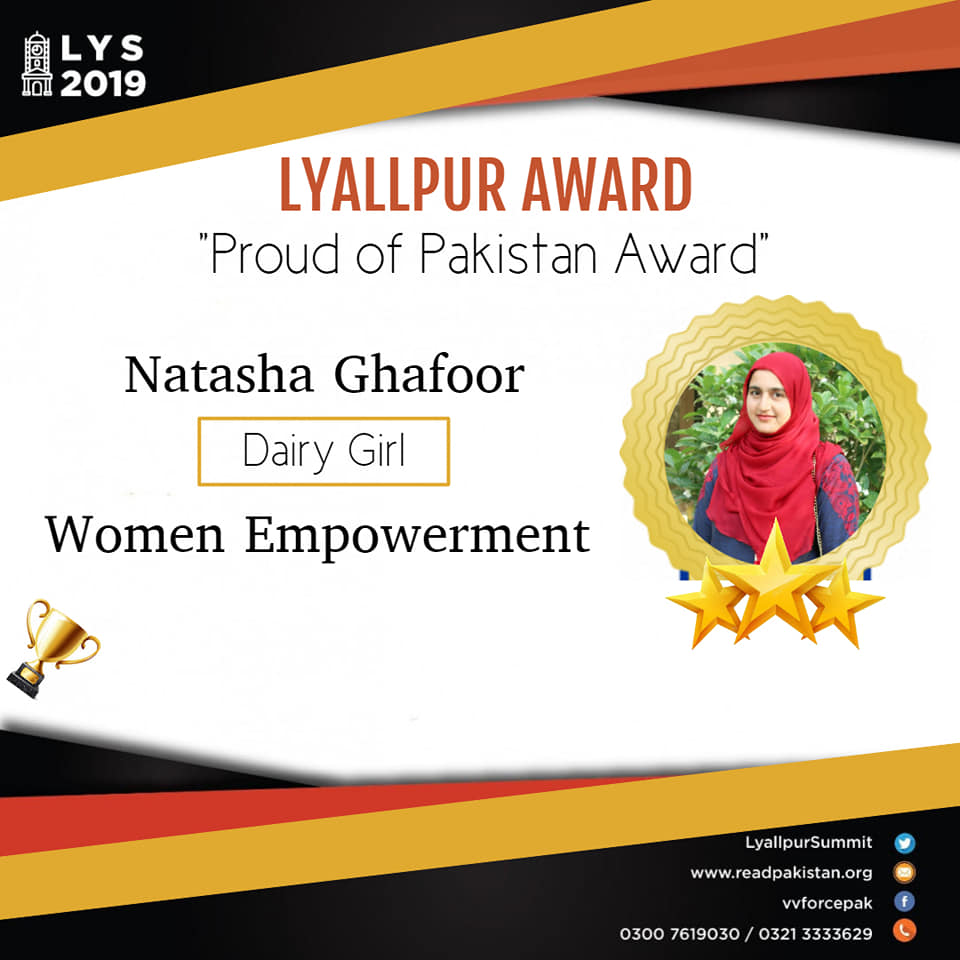 Selected for Lyallpur Award In Lyallpur Summit by Read Organization Pakistan