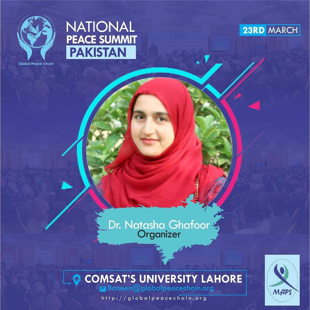 Organized National Peace Summit as Global Peace Ambassador in Pakistan