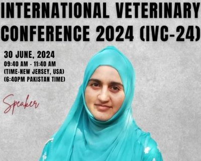 Invited as Guest Speaker at International Veterinary Conference (IVC-24).